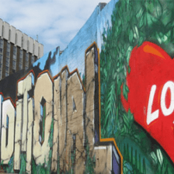 love graffiti on walls